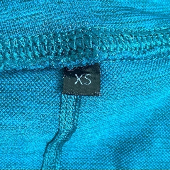 Alphalete Compression Tight Workout Spandex High-Rise Leggings • Turquoise • XS - Picture 8 of 10